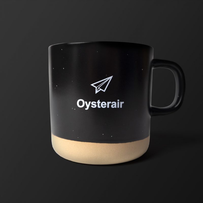 Oysterair branded mug